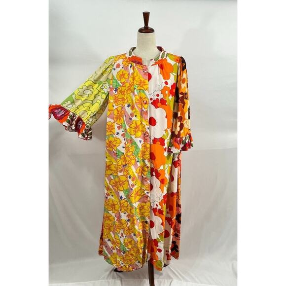 CELIAB Celia B Sz S Small Titanite Duster Caftan Kaftan Jacket Cardigan Coverup - Picture 8 of 12
